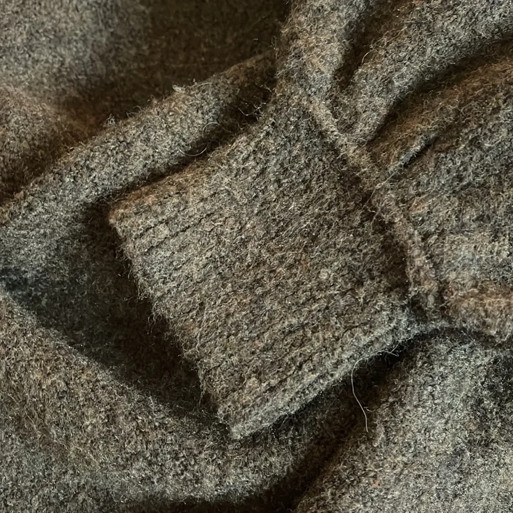 Free People Dark Brown Cowl Neck Sweater Size Small NWT - Picture 6 of 6